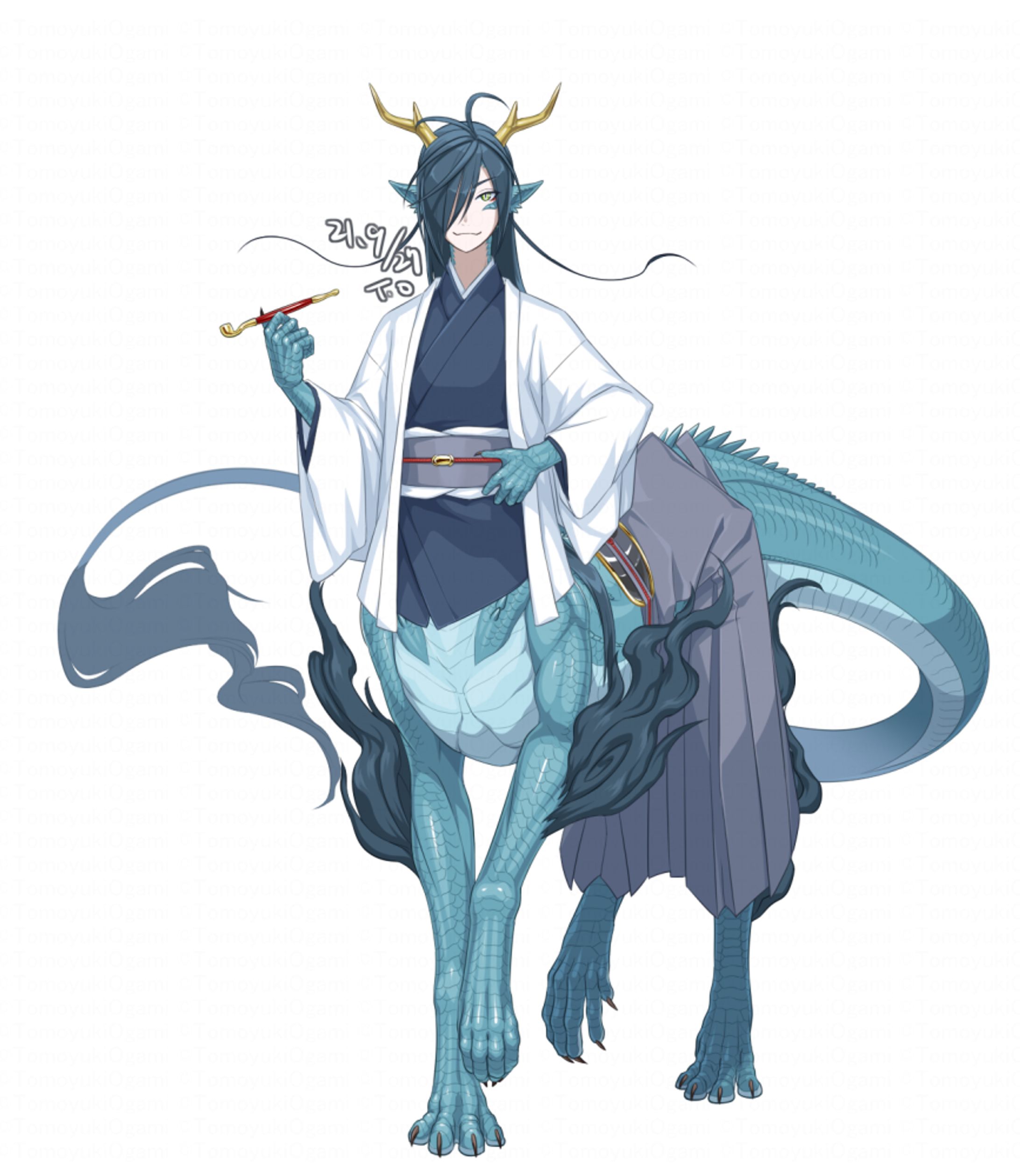 【自分用】龍タウル立ち絵（2021）-1