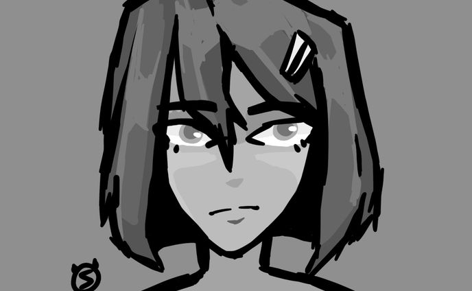 headsot sketch