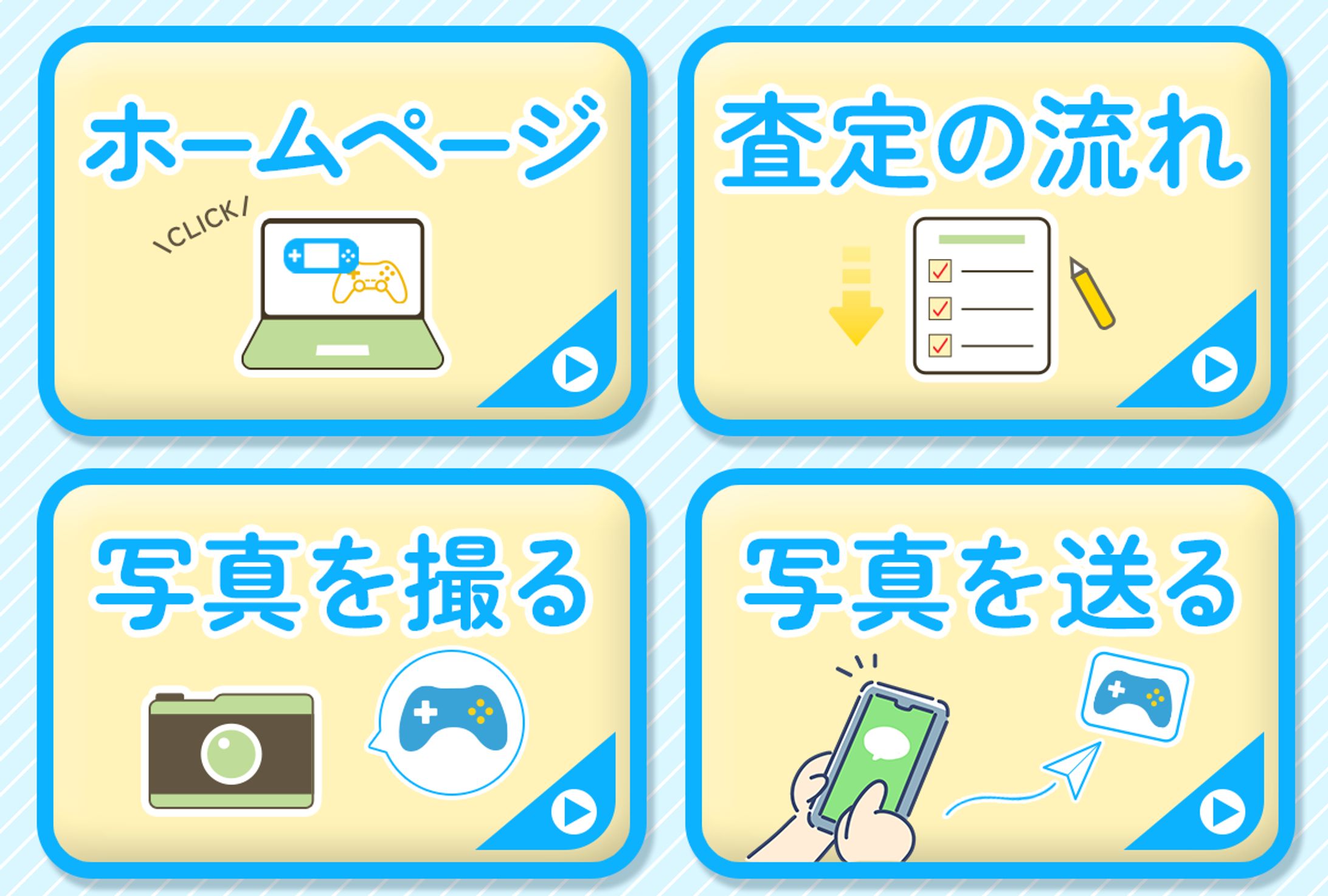 リッチメニュー　ゲーム買取サイト -1