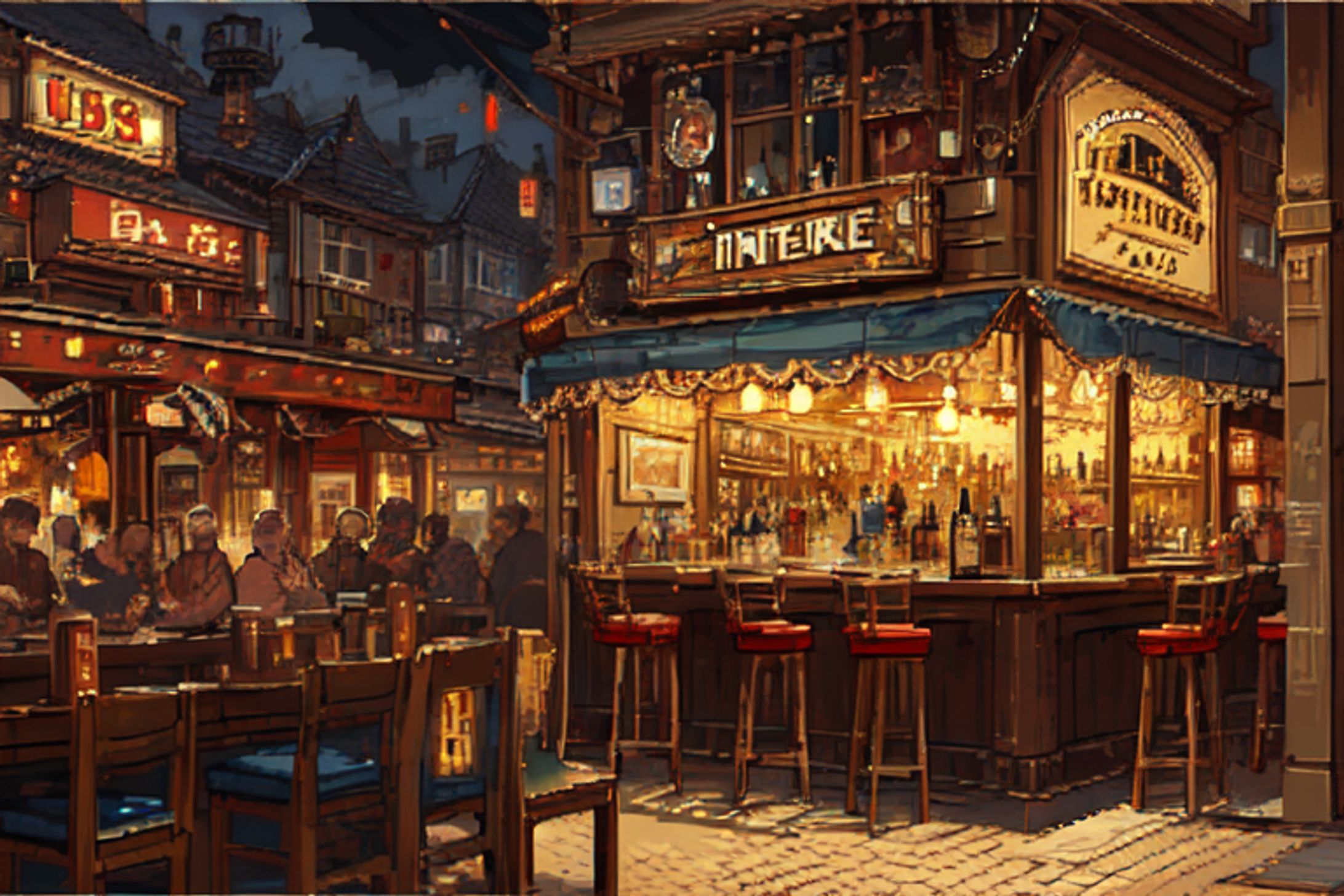 2Dピクセルアート酒場-1