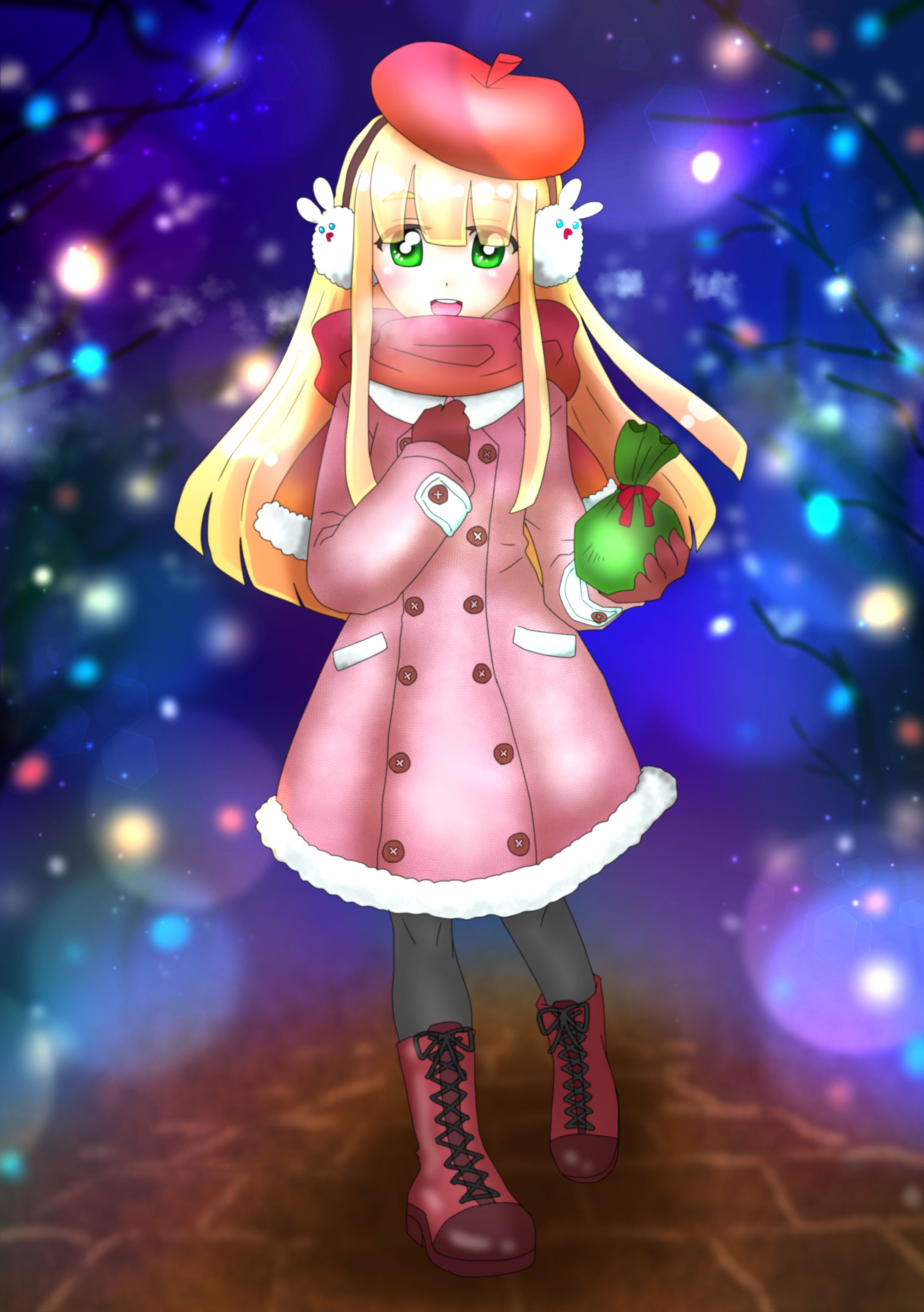 オリジナル女の子（冬）-1