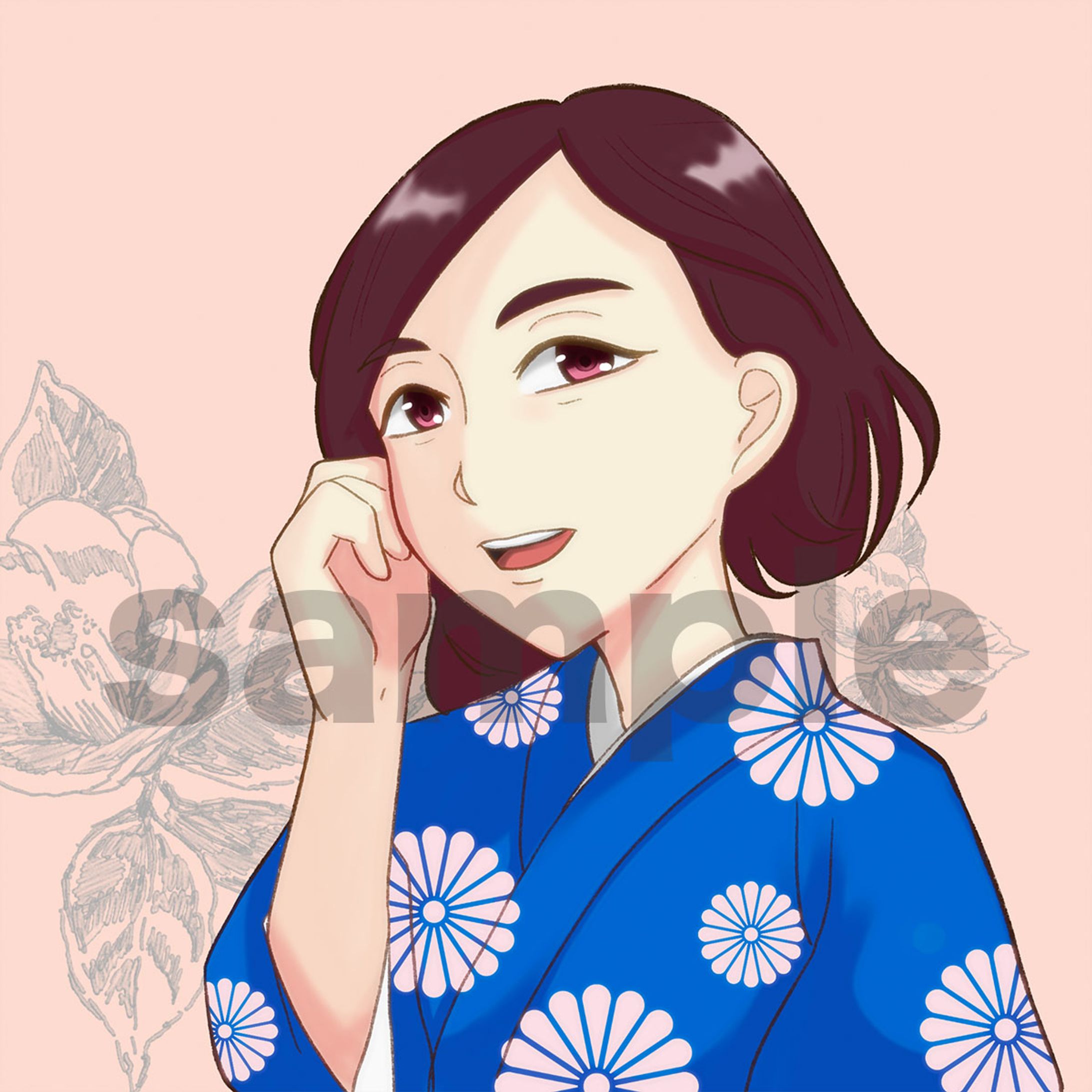 似顔絵イラスト｜ひなこ様-1