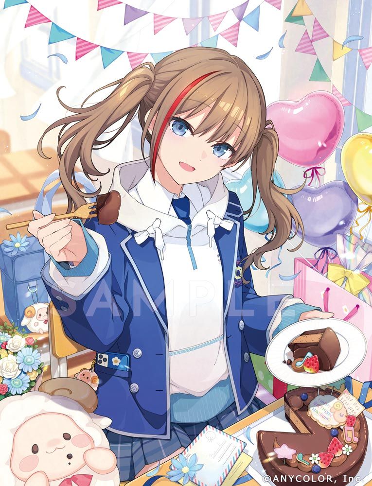 にじさんじ所属 来栖夏芽さん 誕生日グッズビジュアル