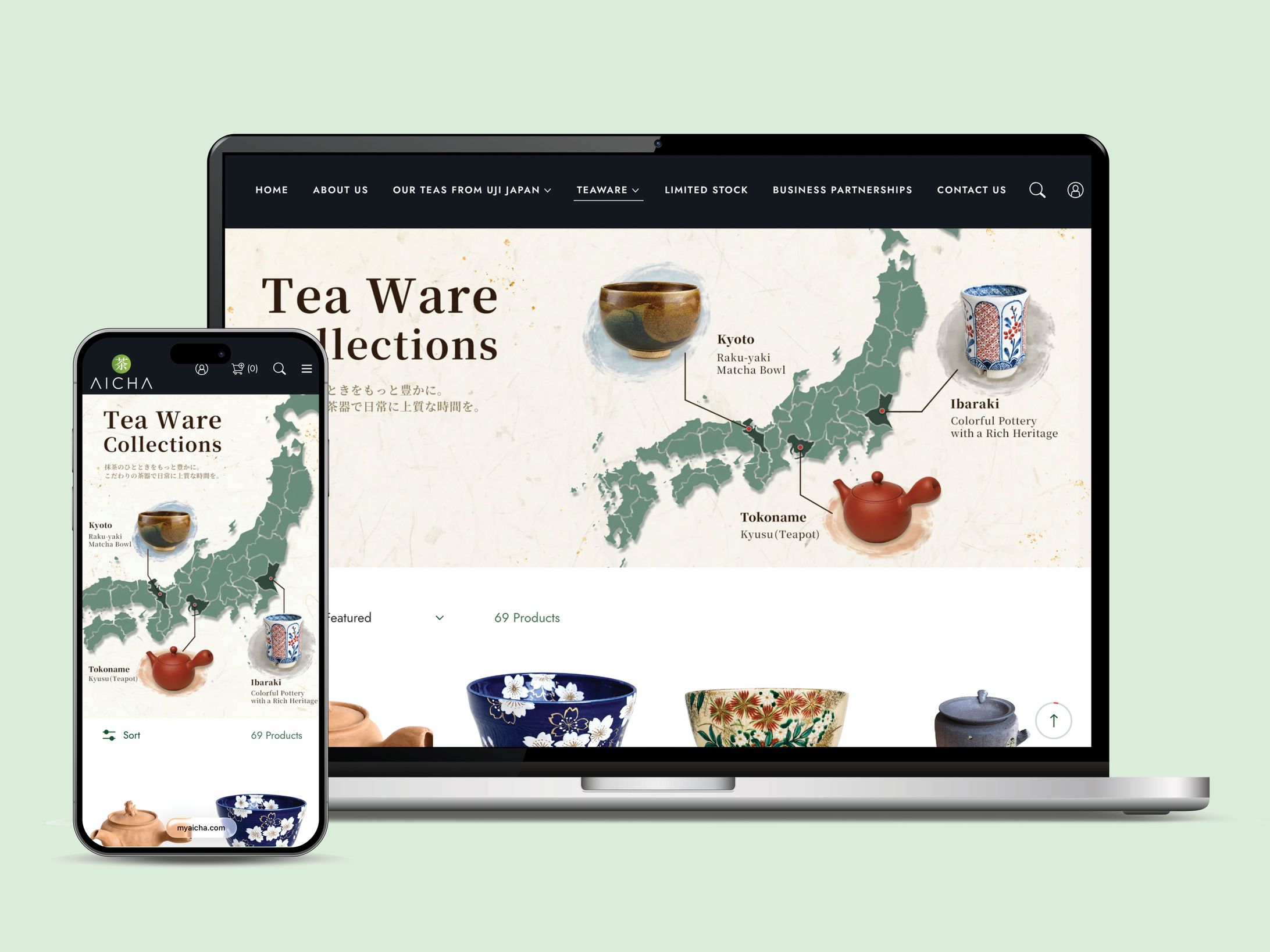 【ホームページ】茶器コレクション ファーストビュー-1