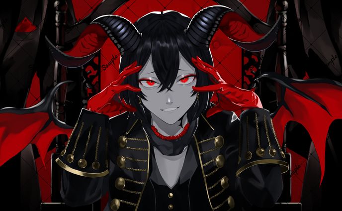 狡噛ひるや様　歌ってみた用イラスト