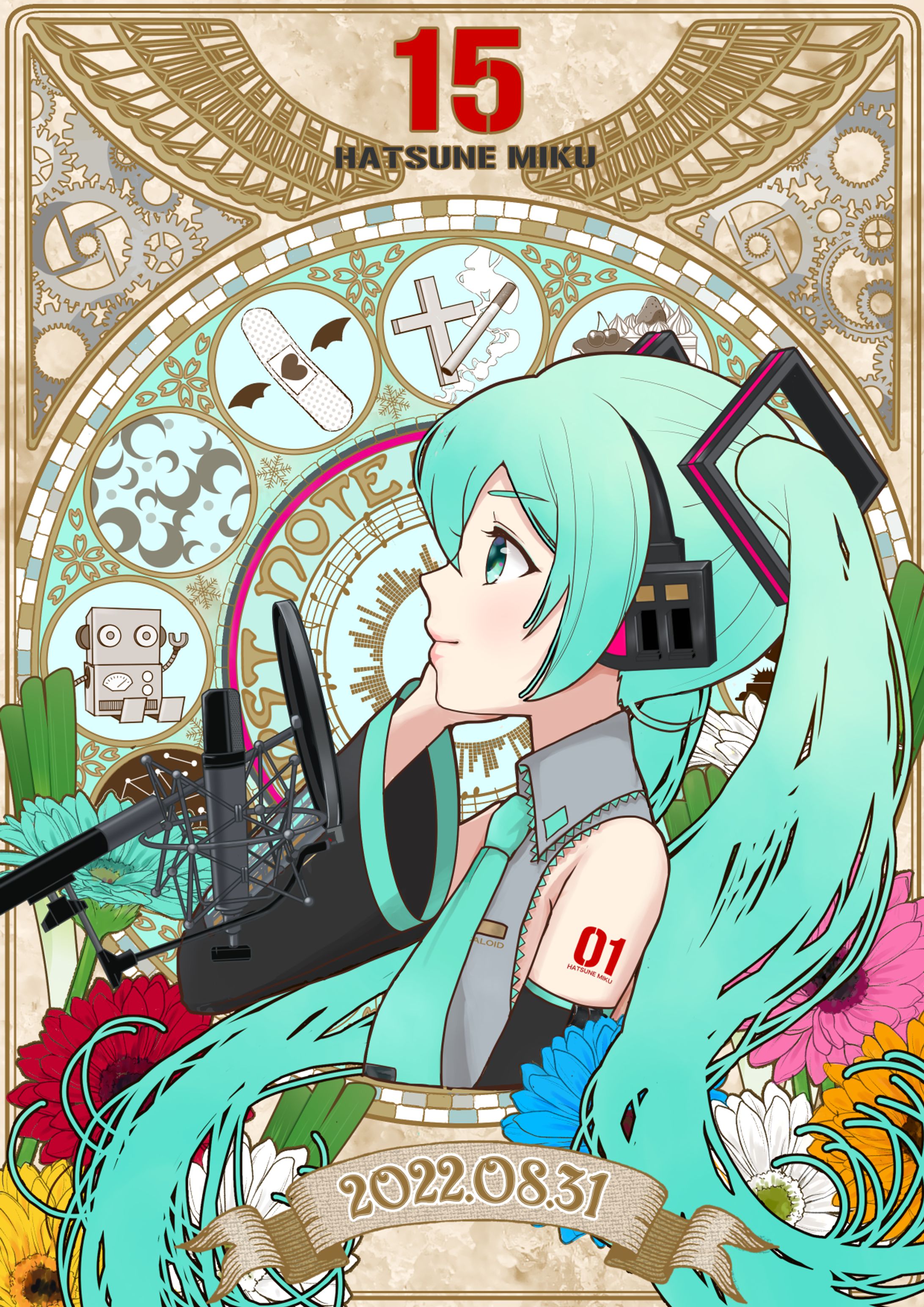 初音ミク生誕祭ファンアート-1