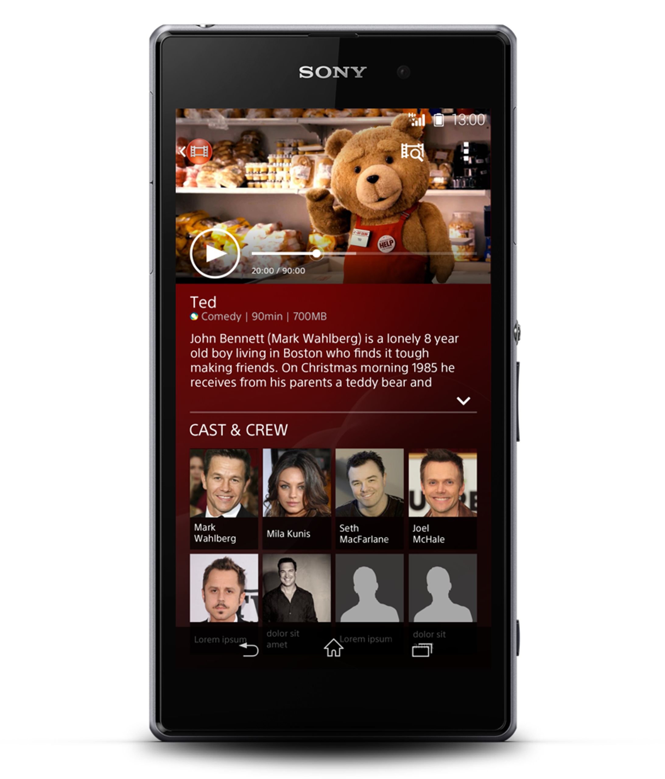 XPERIA, ムービーアプリ開発-1