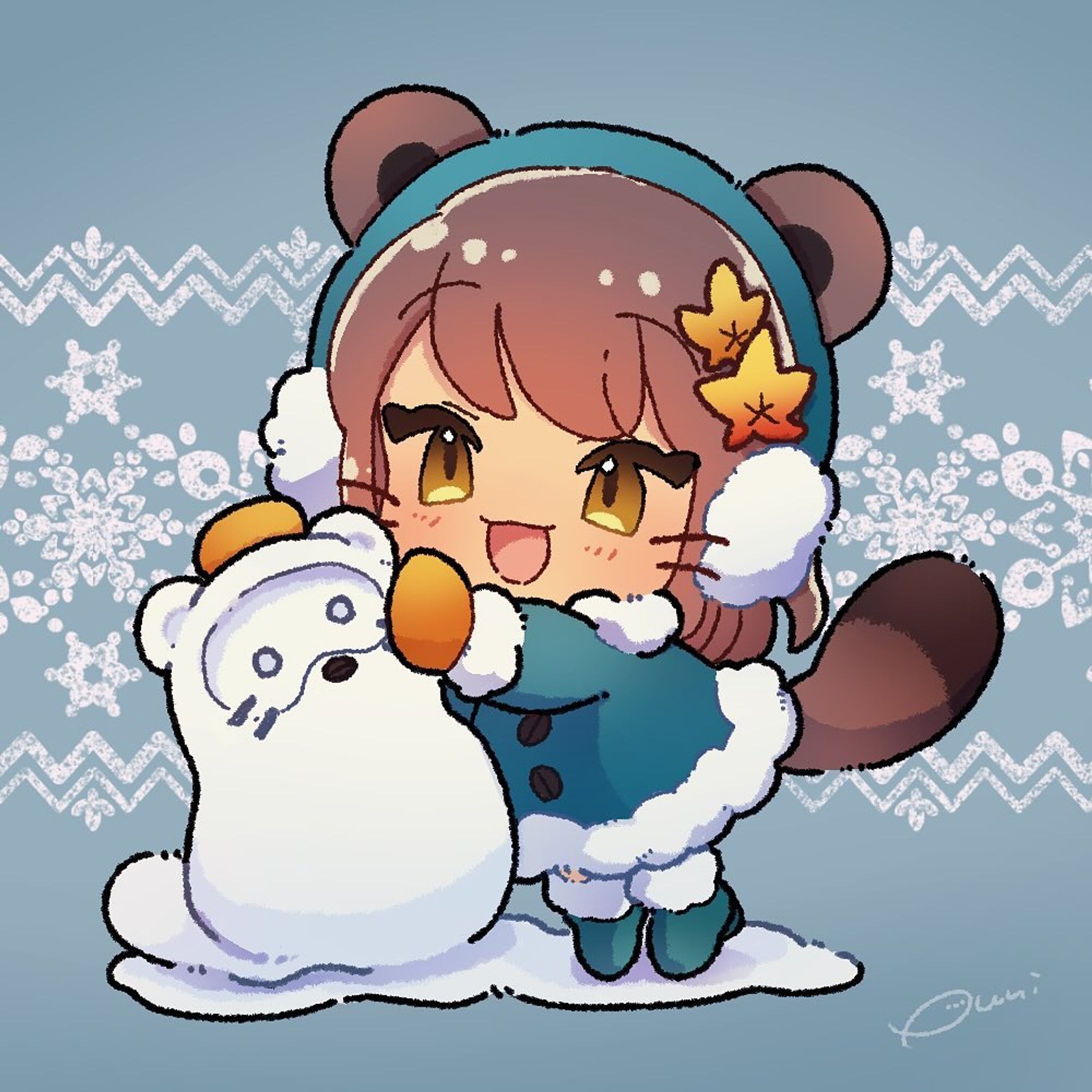 翡翠猫様☃️❄️

#illustration #artwork #drawing #chibi 
#kawaiiart #copicart #cuteart #mangaart
#ちびキャラ#ミニキャラ #イラストグラム  #デジタルイラスト #Vtuberイラスト #いらすとぐらむ
#일러스트 #드로잉 #그림스타그램 #插图-1