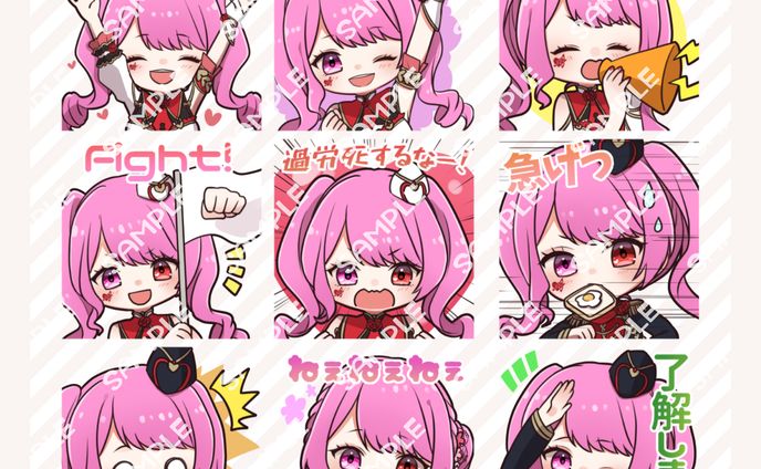 動画、全身立ち絵