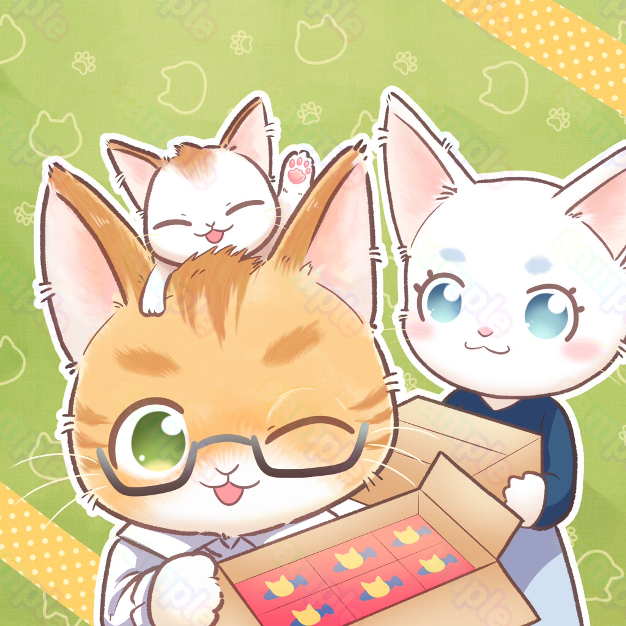 猫のご家族のアイコン-1