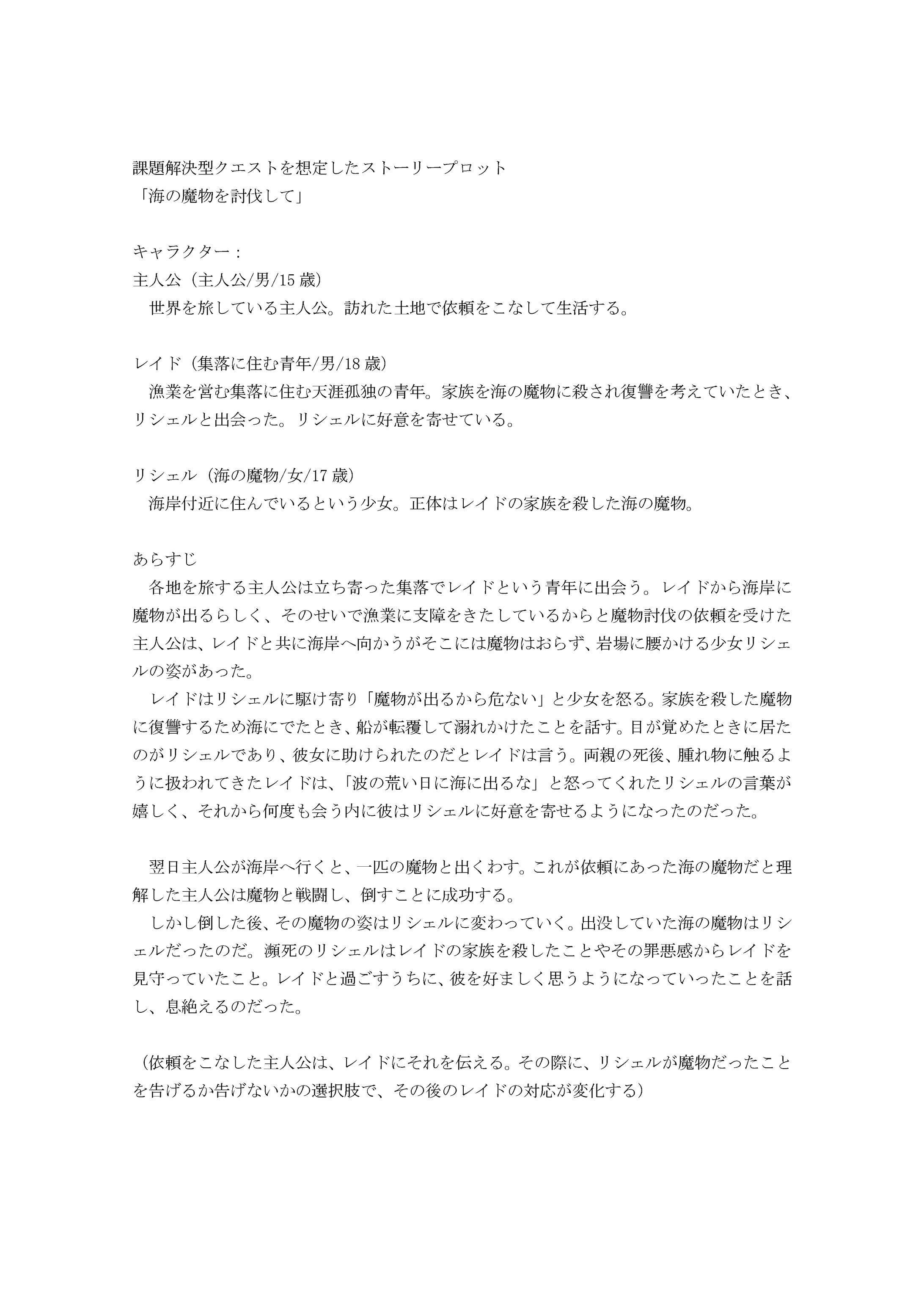海の魔物を倒して-1