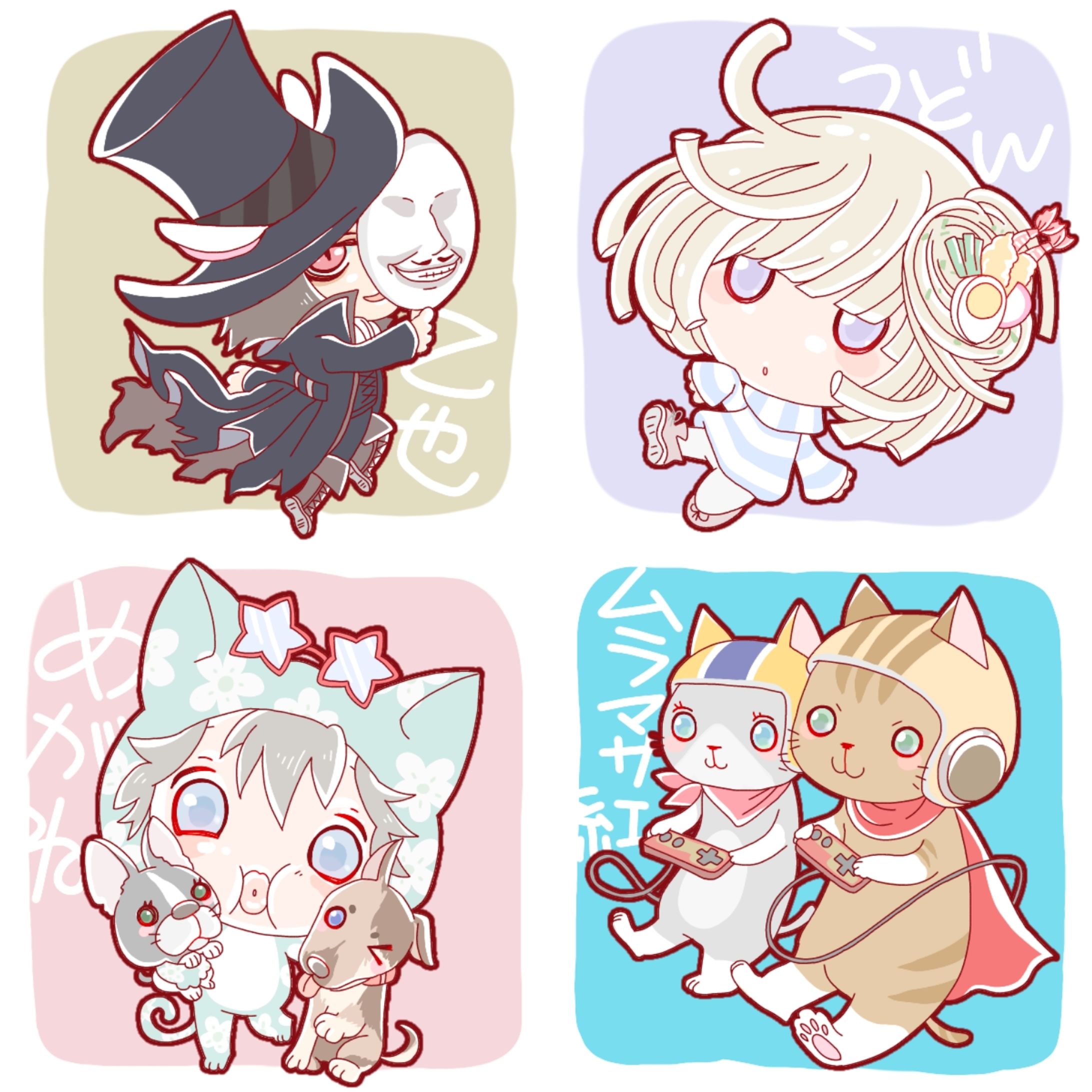 ゲーム大会用参加者紹介イラスト-1
