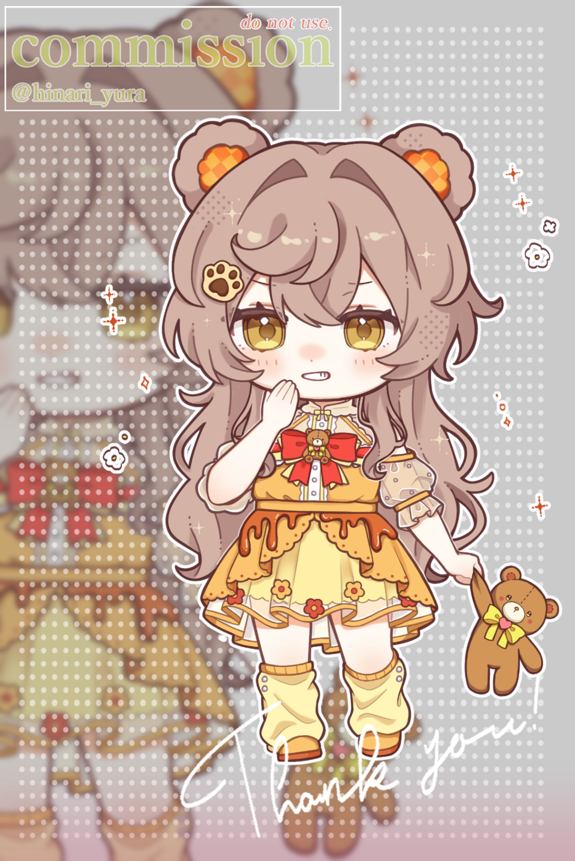 ミニキャラ　僕熊てぃあ様-1