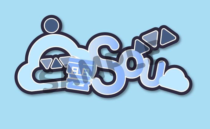 白雲SOU様　お名前ロゴ