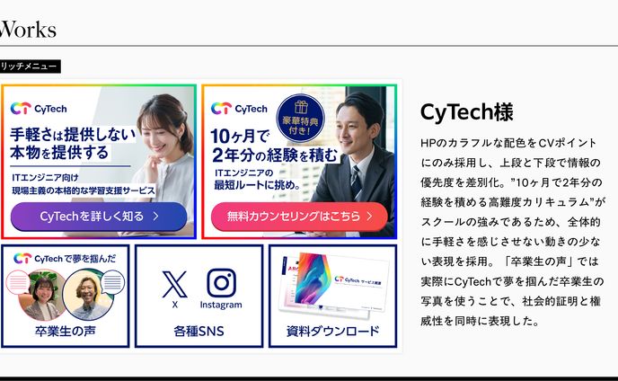 リッチメニューデザイン