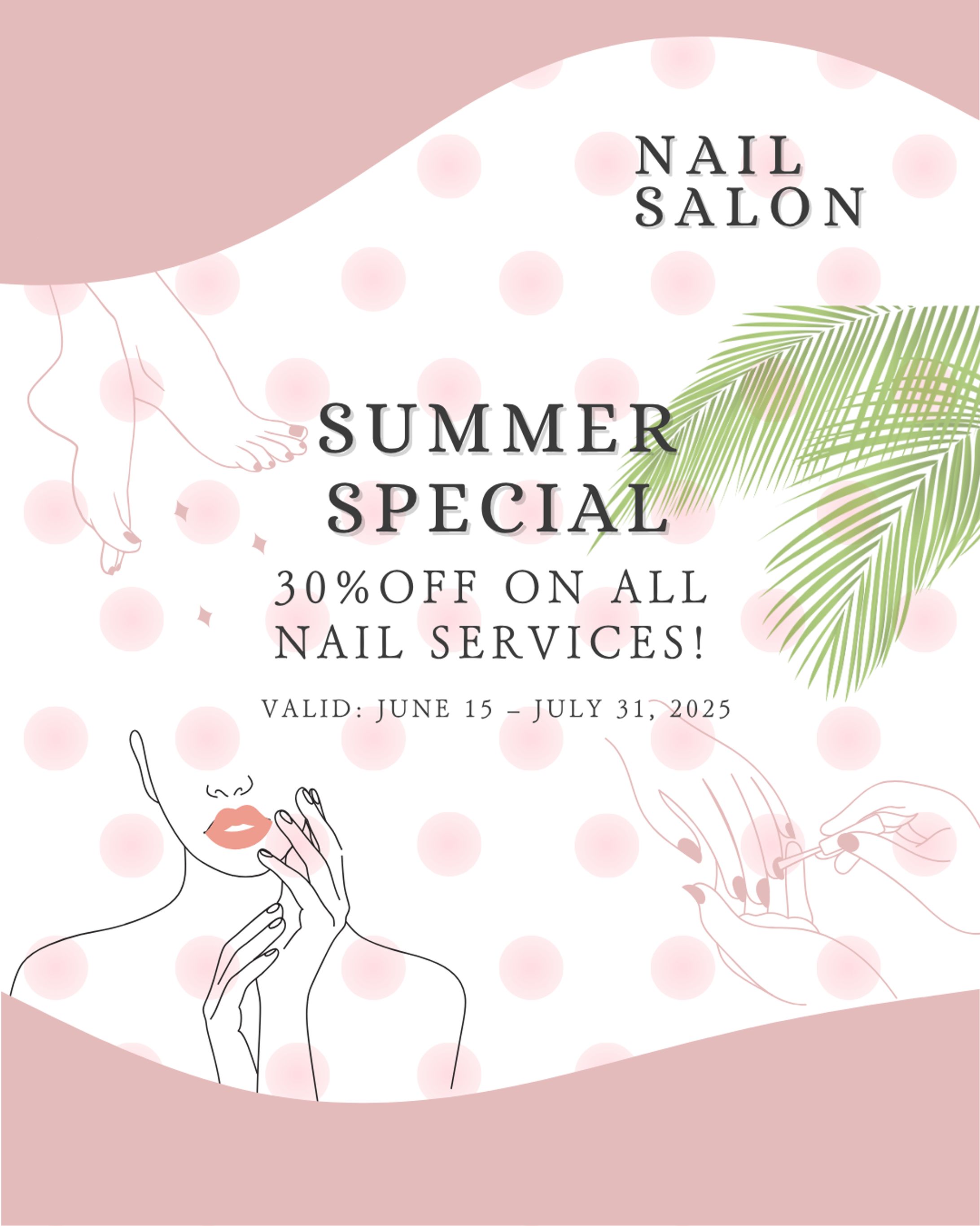 ネイルサロン『サマーキャンペーン』Instagram-1