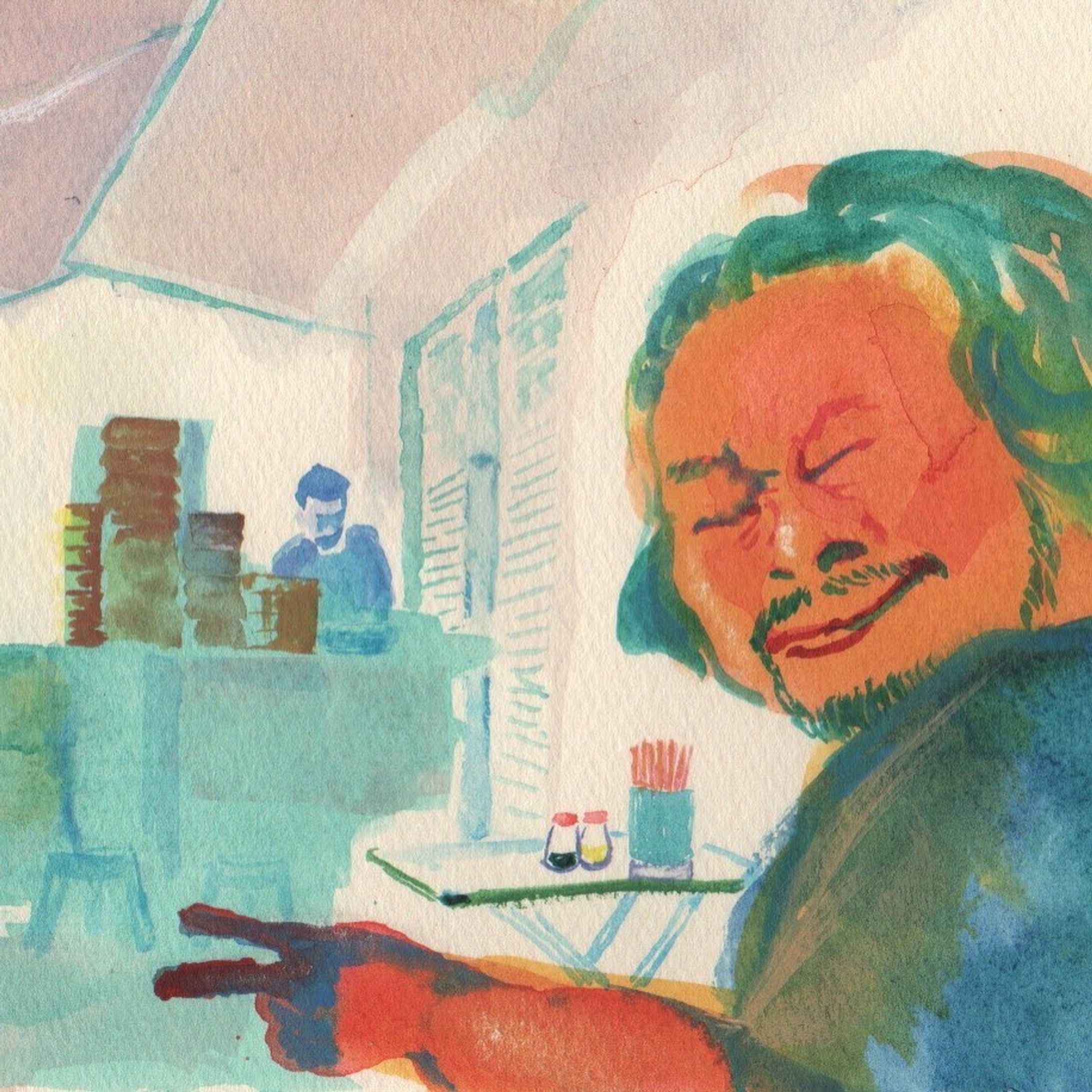 A tasty steamed dumplings shop 
on the street.
#watercolor #sketch #fruits #kaohsiung #高雄 #高雄旅遊 #aqyla 
#contemporaryart #art #tired
#高雄美食 #永和小籠湯包-1