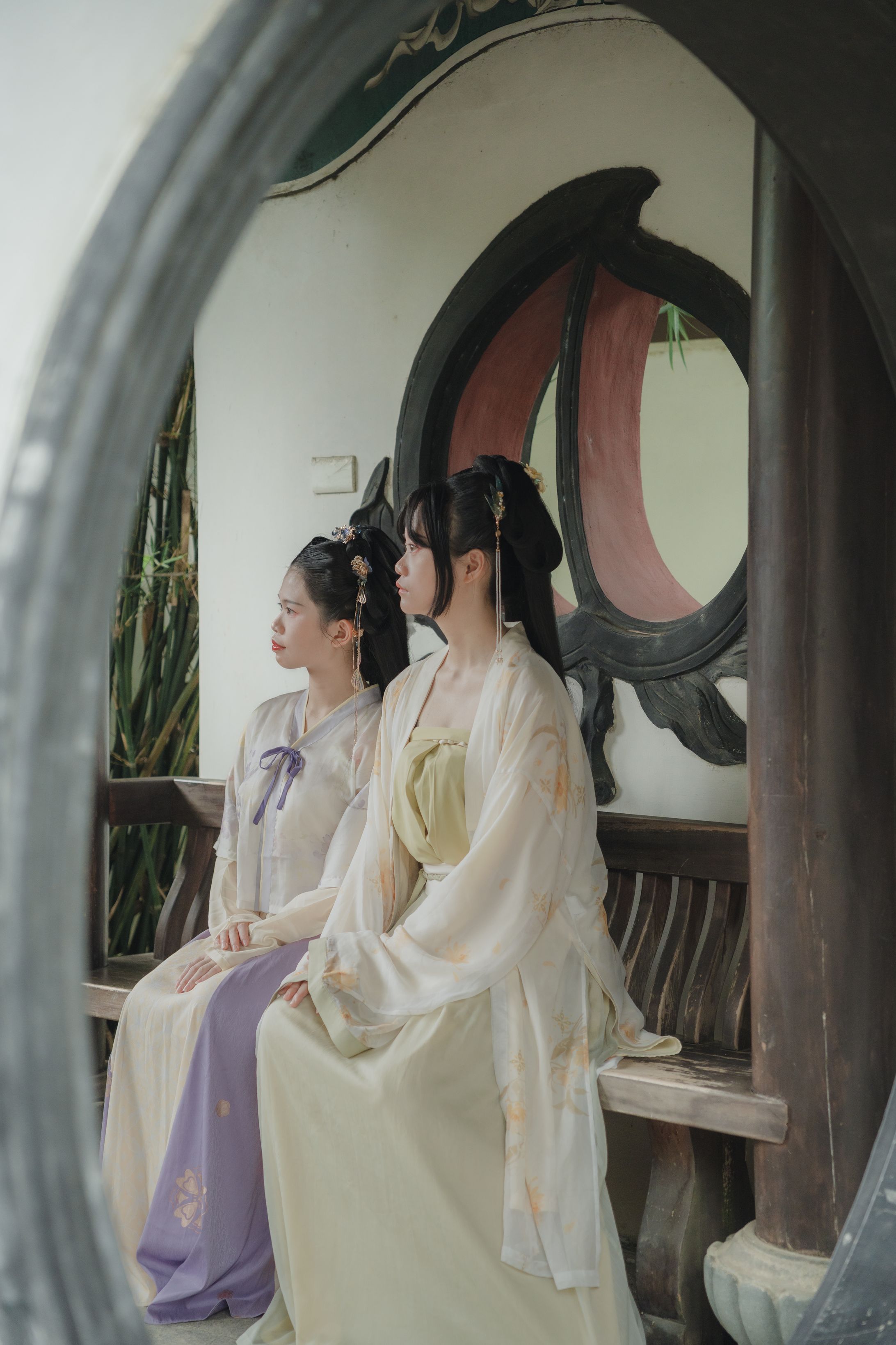 【洛神花事】中式漢服閨蜜寫真-1