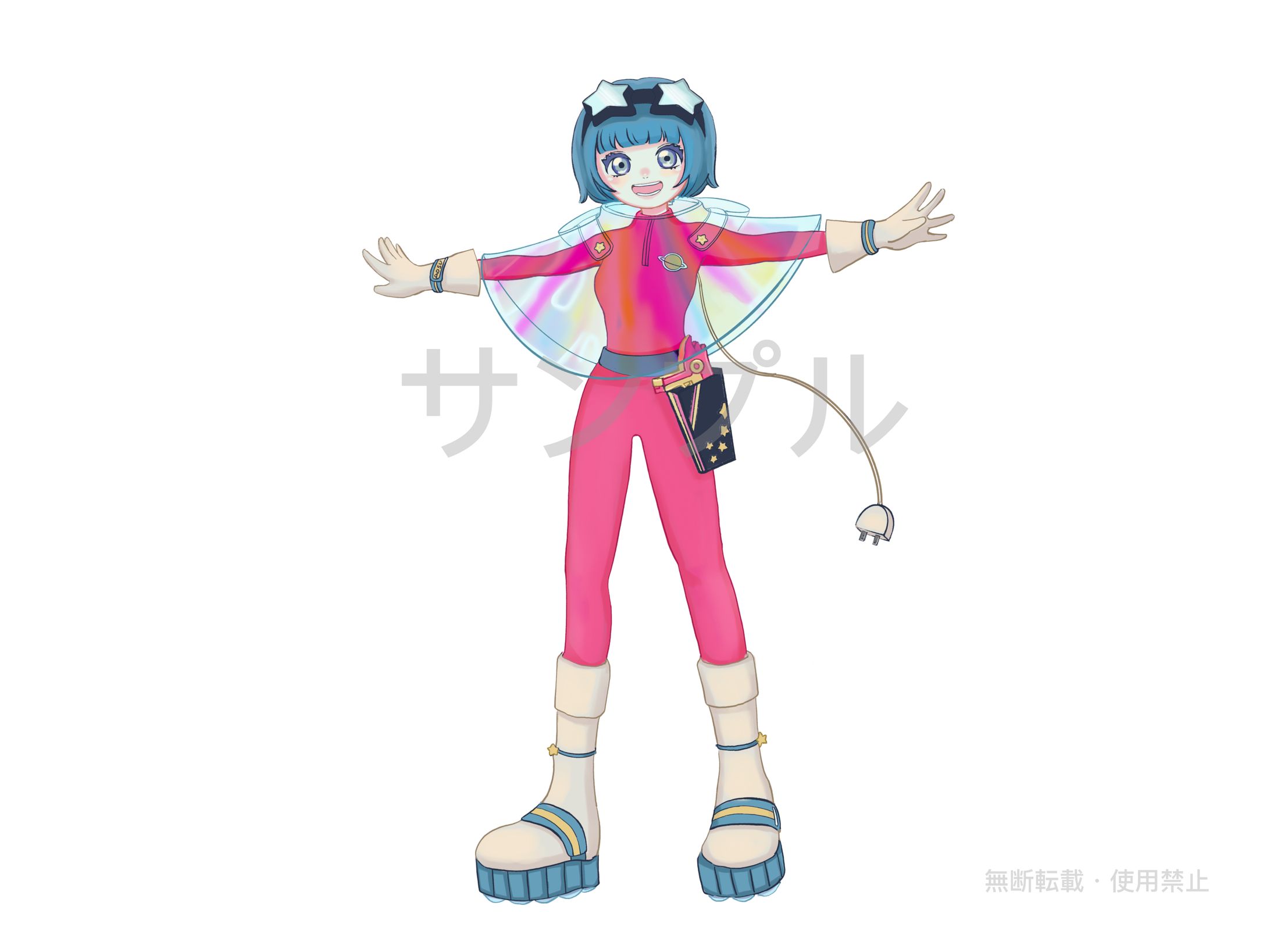 【キャラクターデザイン】　あおすけ　【創作】-1