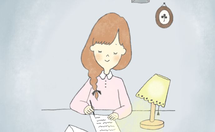 イラスト、letting