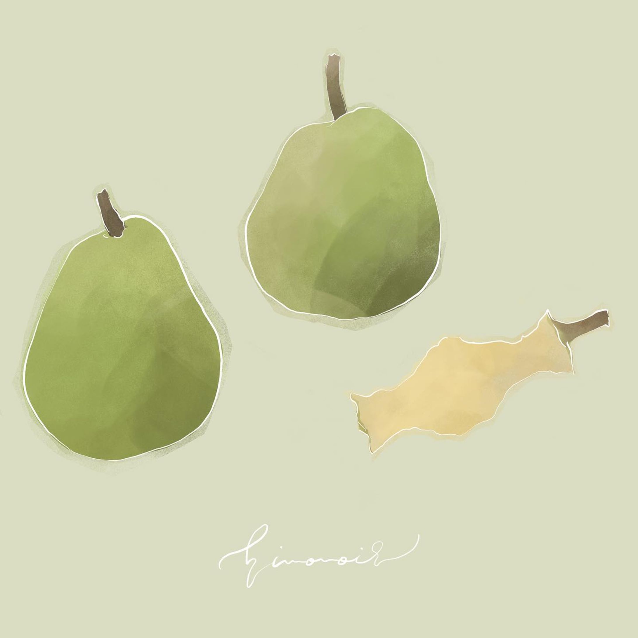 ・

two La franse
洋梨ふたつ🍐🍐

ひとつ、みっつときてふたつも欲しいなぁと

みっつなのかふたつなのか
判断が難しい
世界もそういうことだらけ

ネトフリのFirst Love 初恋を一気観してからの夫も観るとのことで2周しました🤭
どさんこで世代もどんぴしゃです
若い也英と晴道が可愛すぎる🧚

#art #drawing #chill #relax #nft #nftart #adobefresco #illustration #fruit  #lafrance #nftart #textiledesign #フルーツ  #ラフランス #洋梨 #絵本 #挿絵 #装画 #北欧 #テキスタイル #イラストレーターさんと繋がりたい #firstlove初恋 #初恋 #宇多田ヒカル #firstlove-1