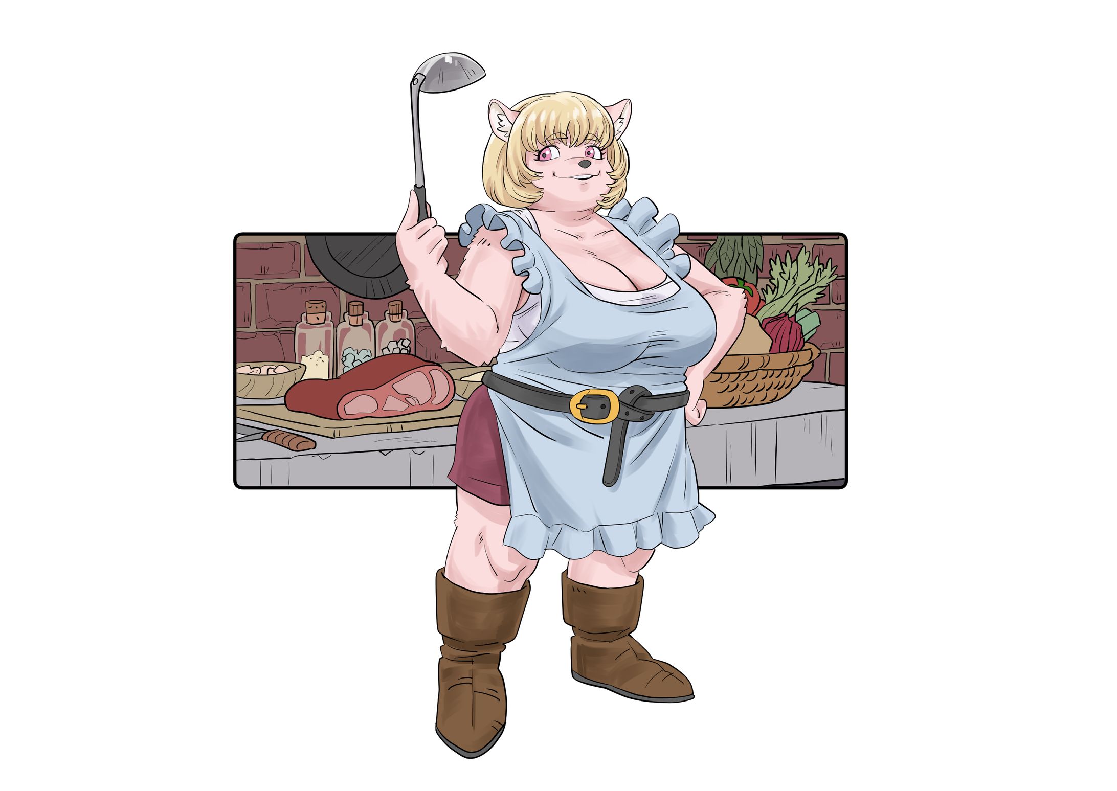 獣人女料理人-1
