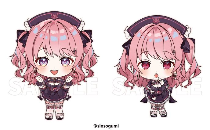 深層組 甘神すう様 ハフバ記念グッズイラスト