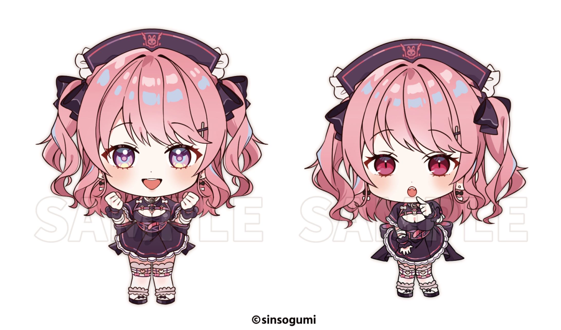 深層組 甘神すう様 ハフバ記念グッズイラスト-1