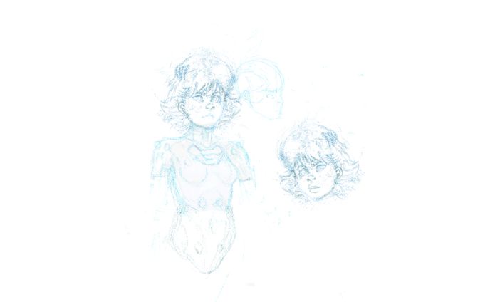 Milky Way Mary character concept  