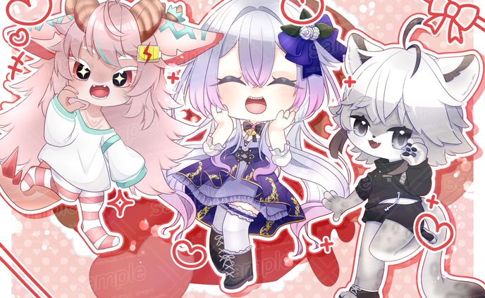 2025年惰猫さまバレンタインイラスト