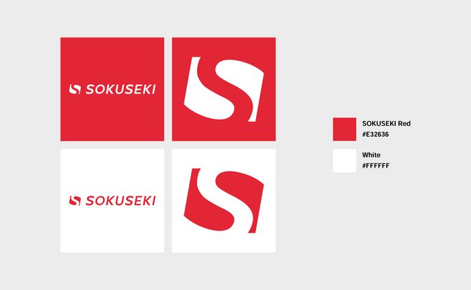 【ロゴデザイン制作】運営サービス「SOKUSEKI(ソクセキ)」のロゴデザイン