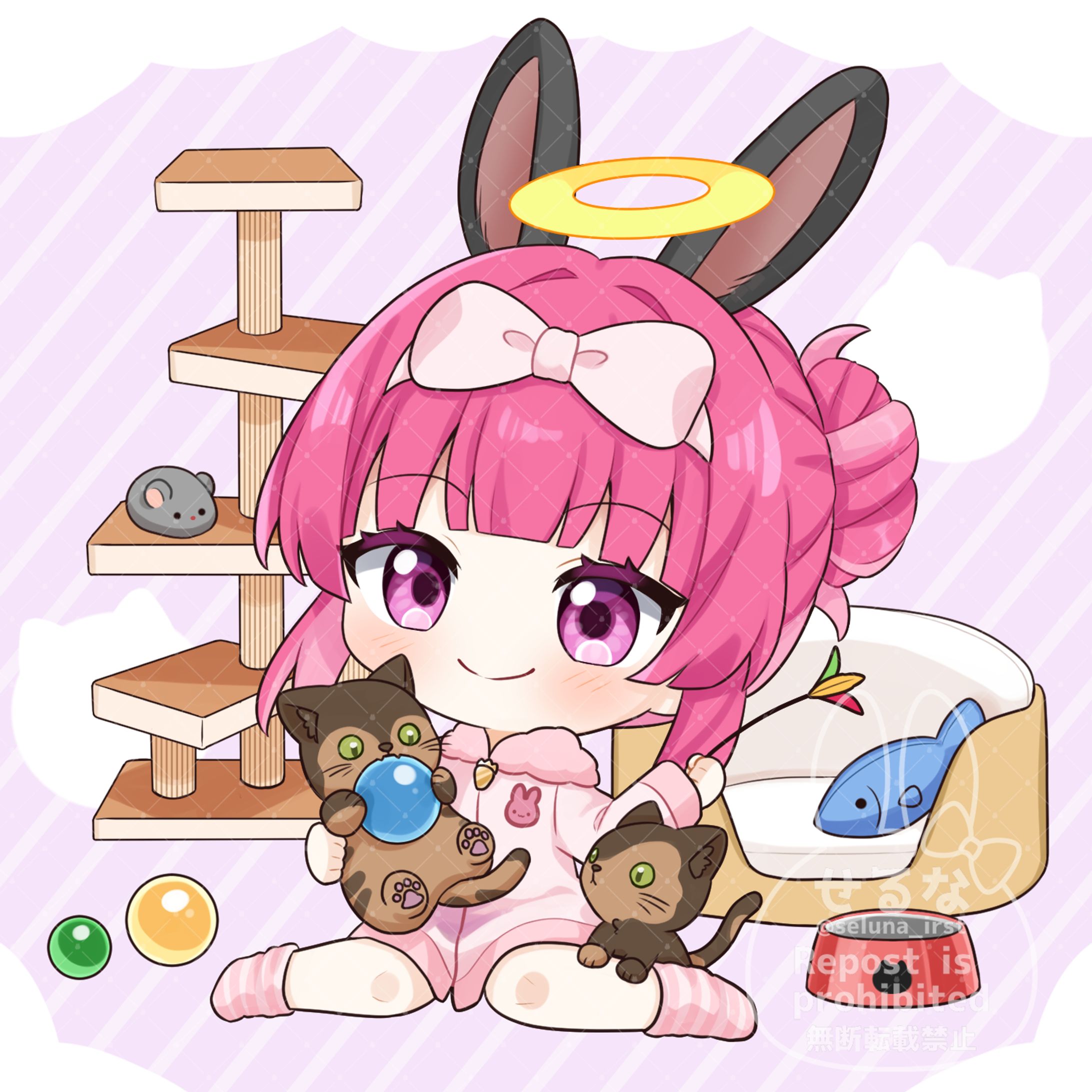 ミニキャライラスト_キュウ様-1