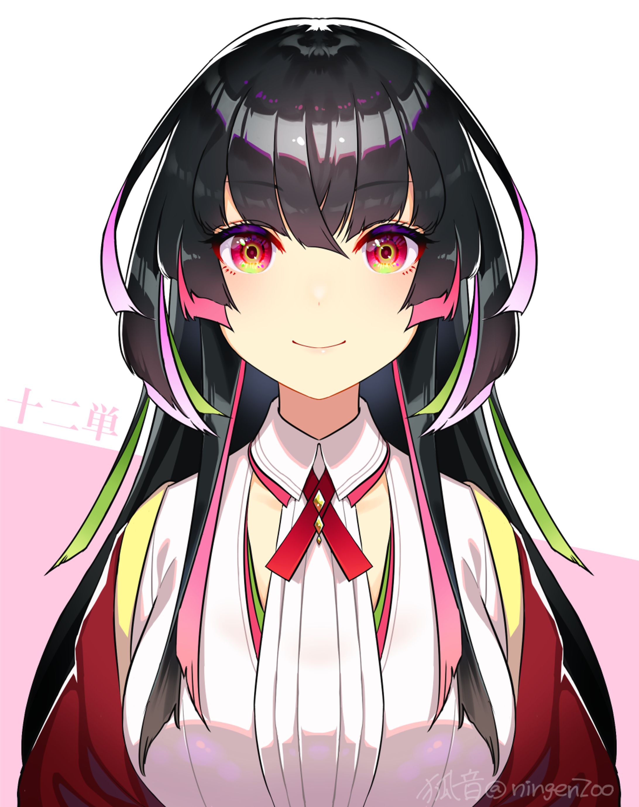 Vtuber想定のオリジナルイラスト-1