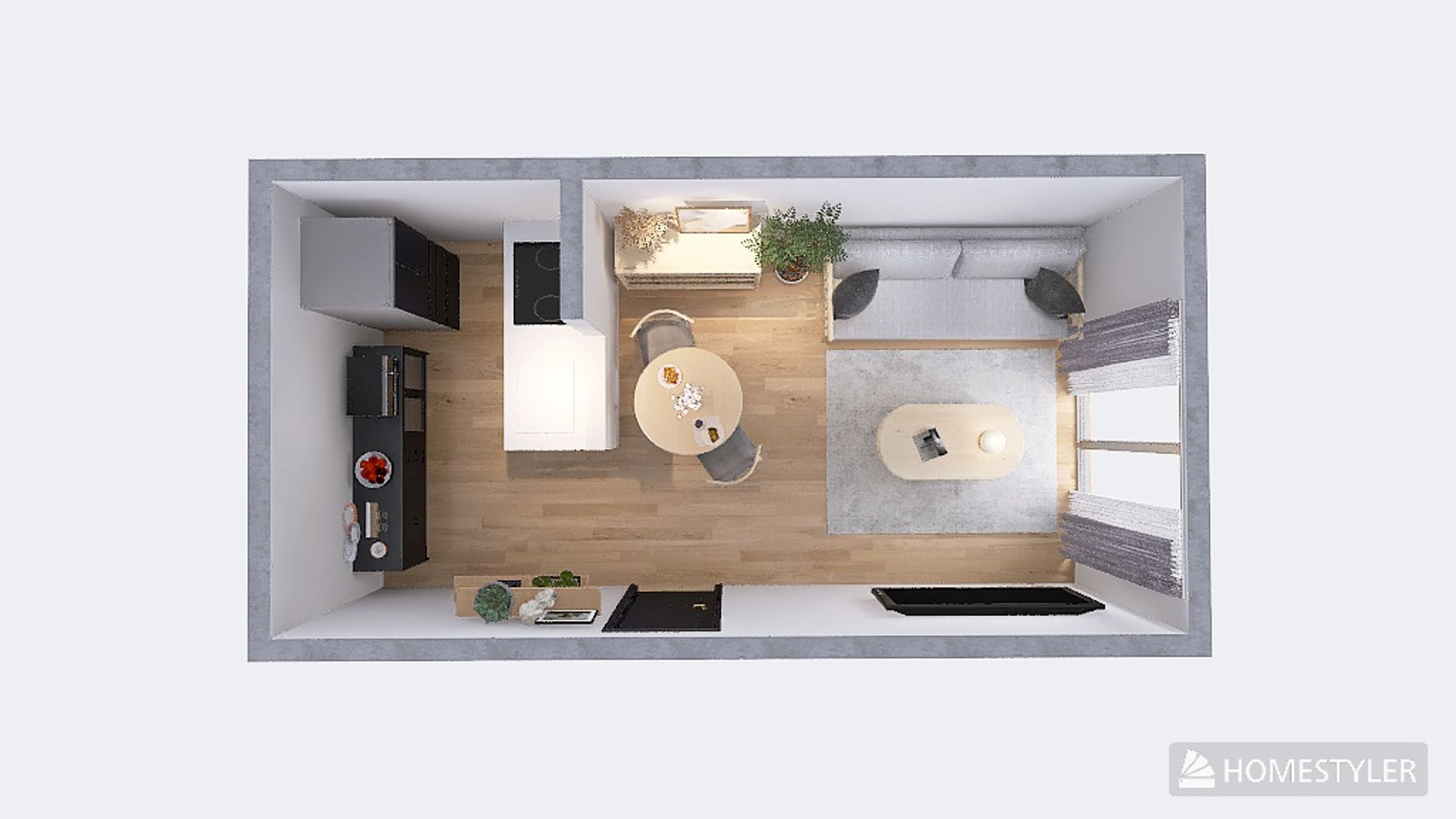 間取り図（3D）-1