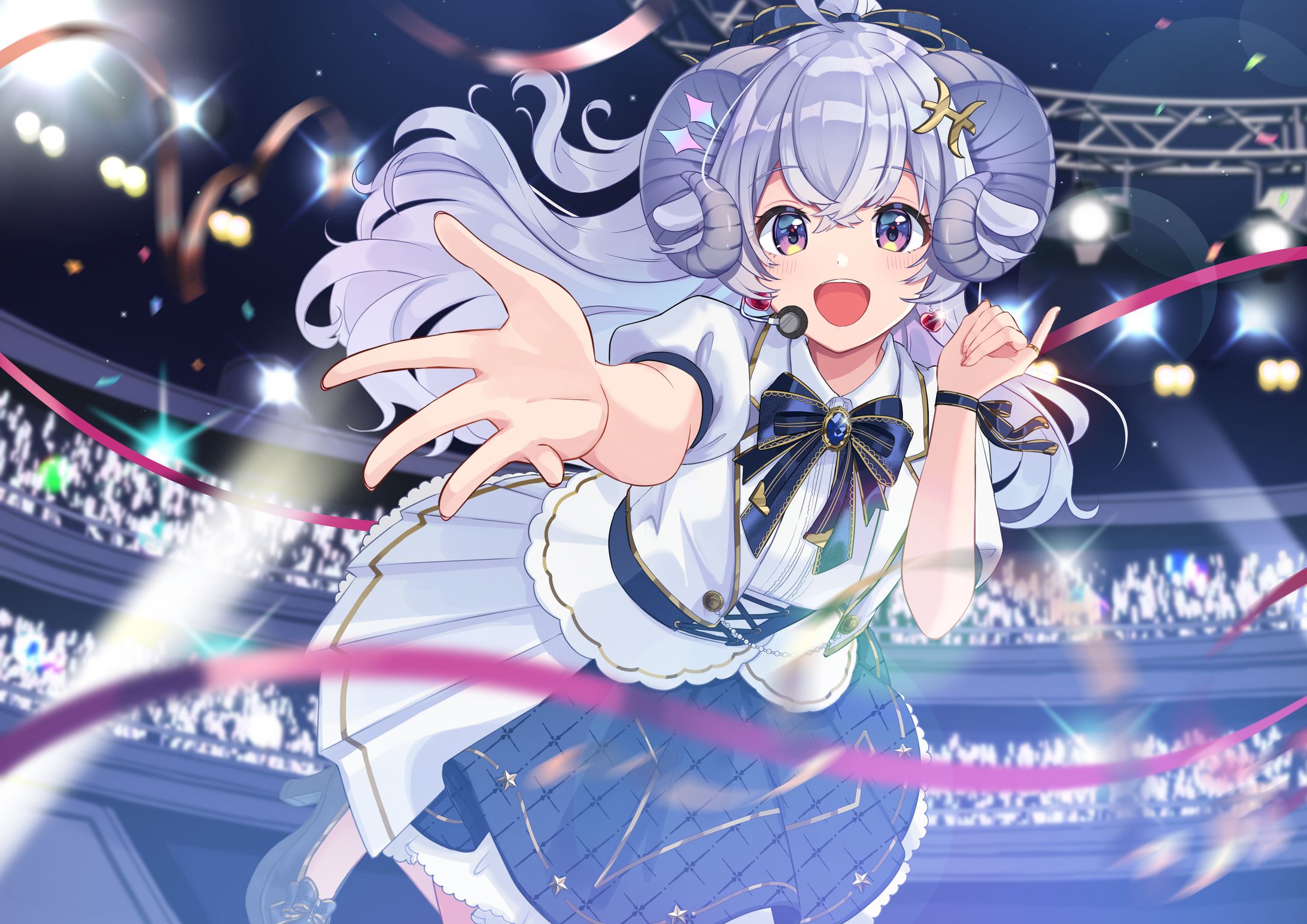 🟦星影ラピス様 オリジナル曲『ラピス＊リンク』MVイラスト-1