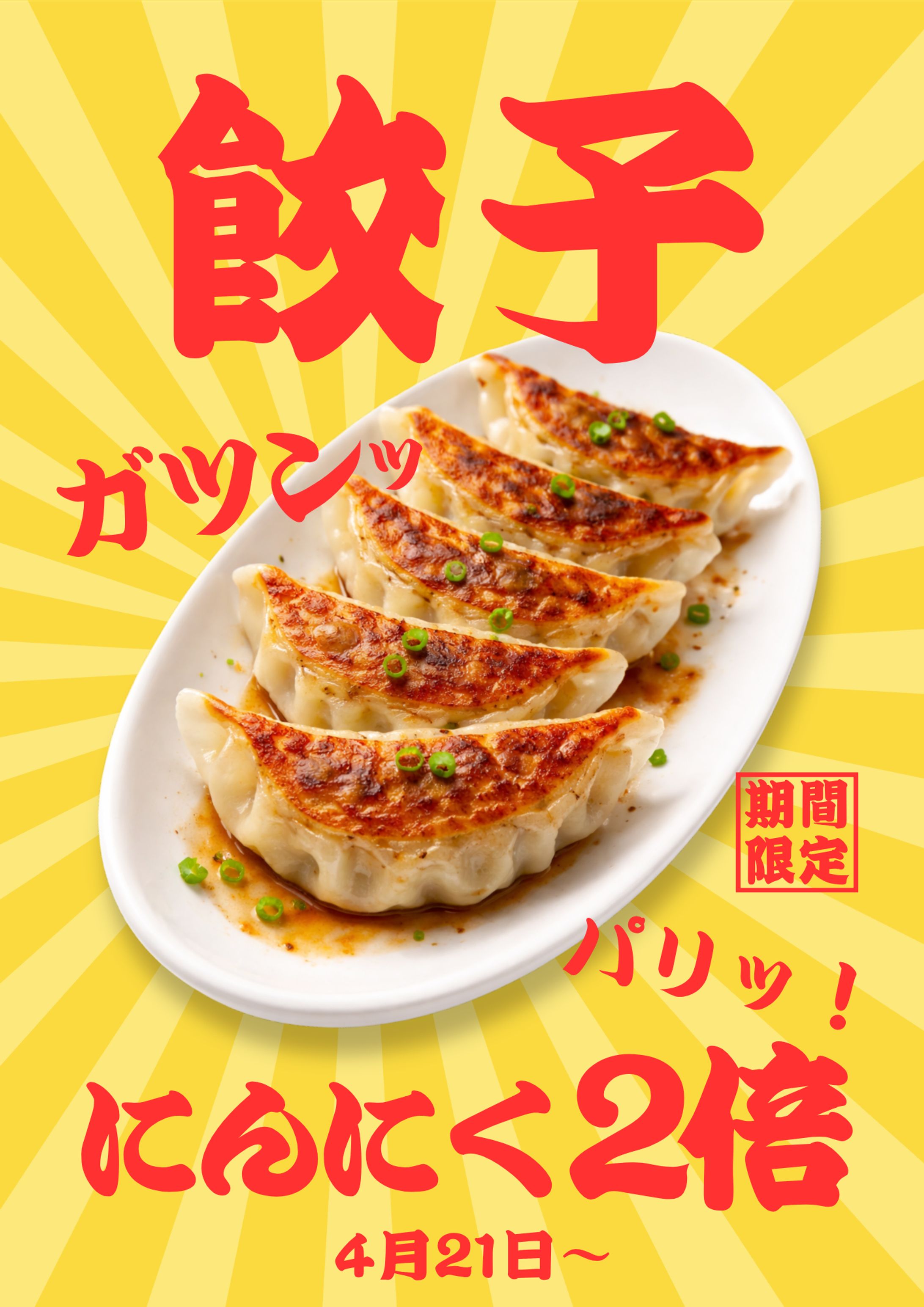 SAMPLE 餃子チラシ-1