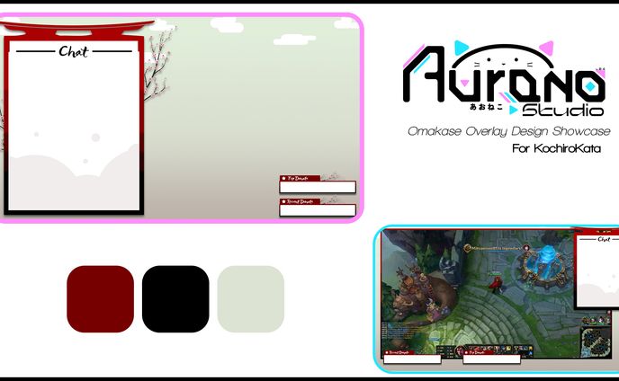 Kochikata Stream Overlay Design