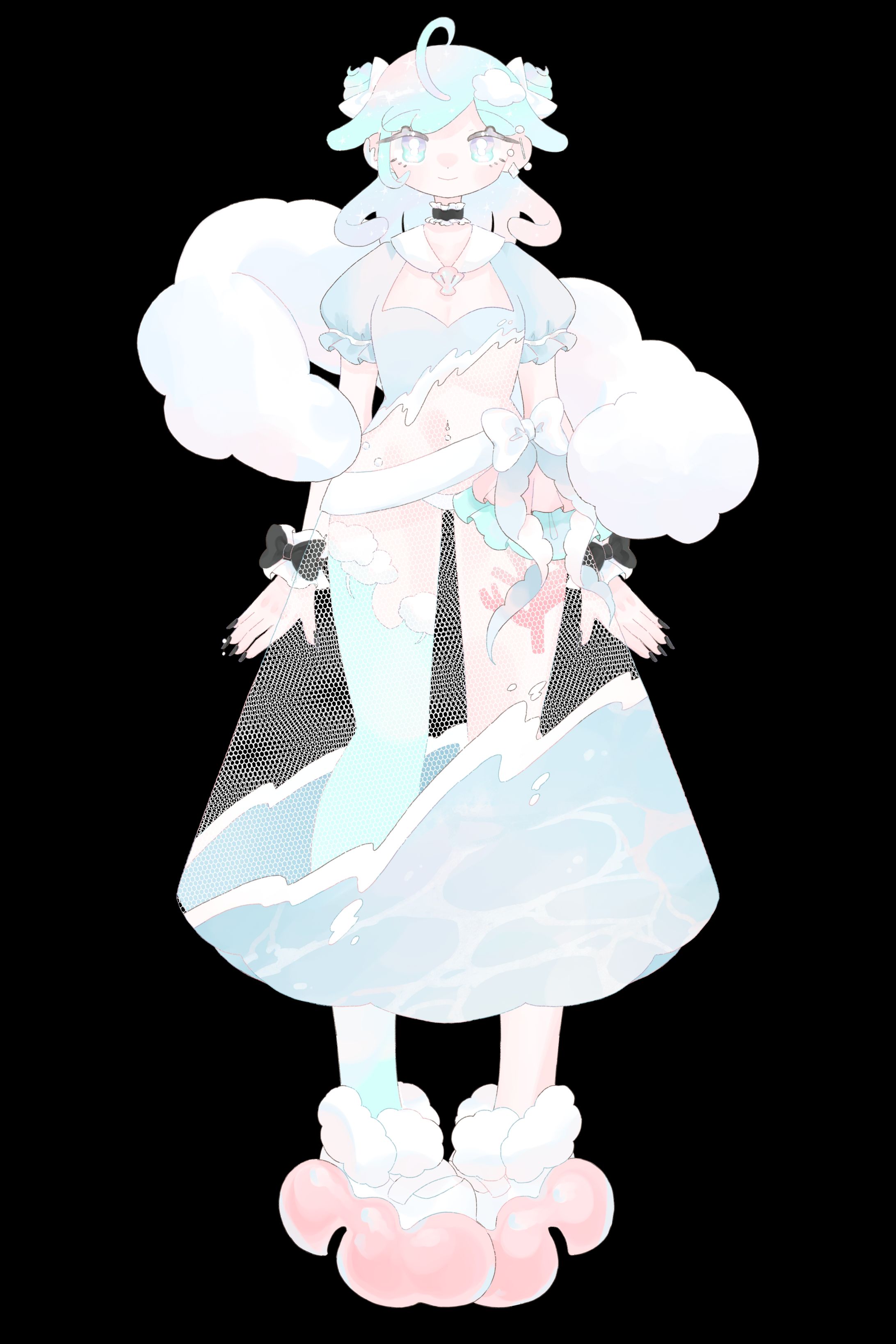 新衣装L2Dイラスト、リギング-1