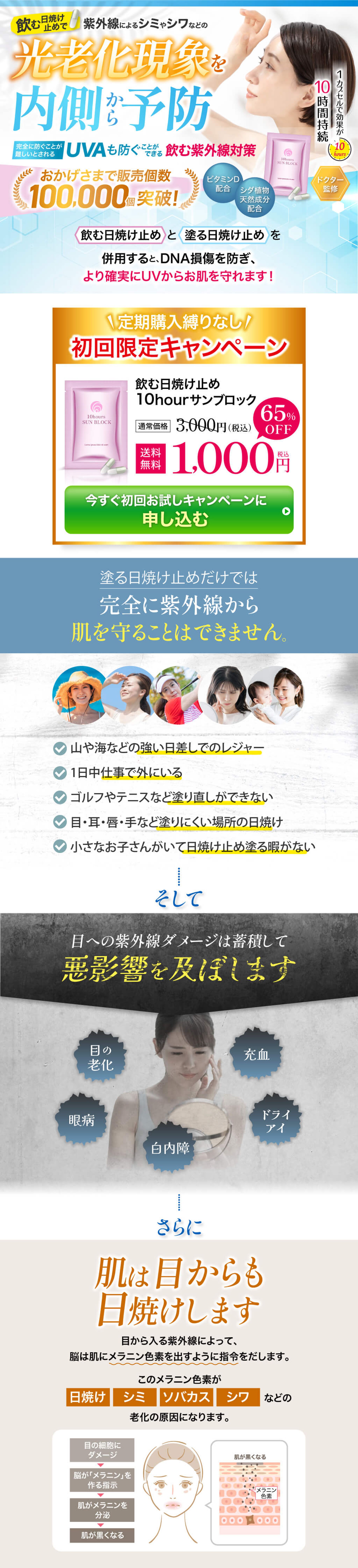 飲む日焼け止め10hourサンブロックLP-1