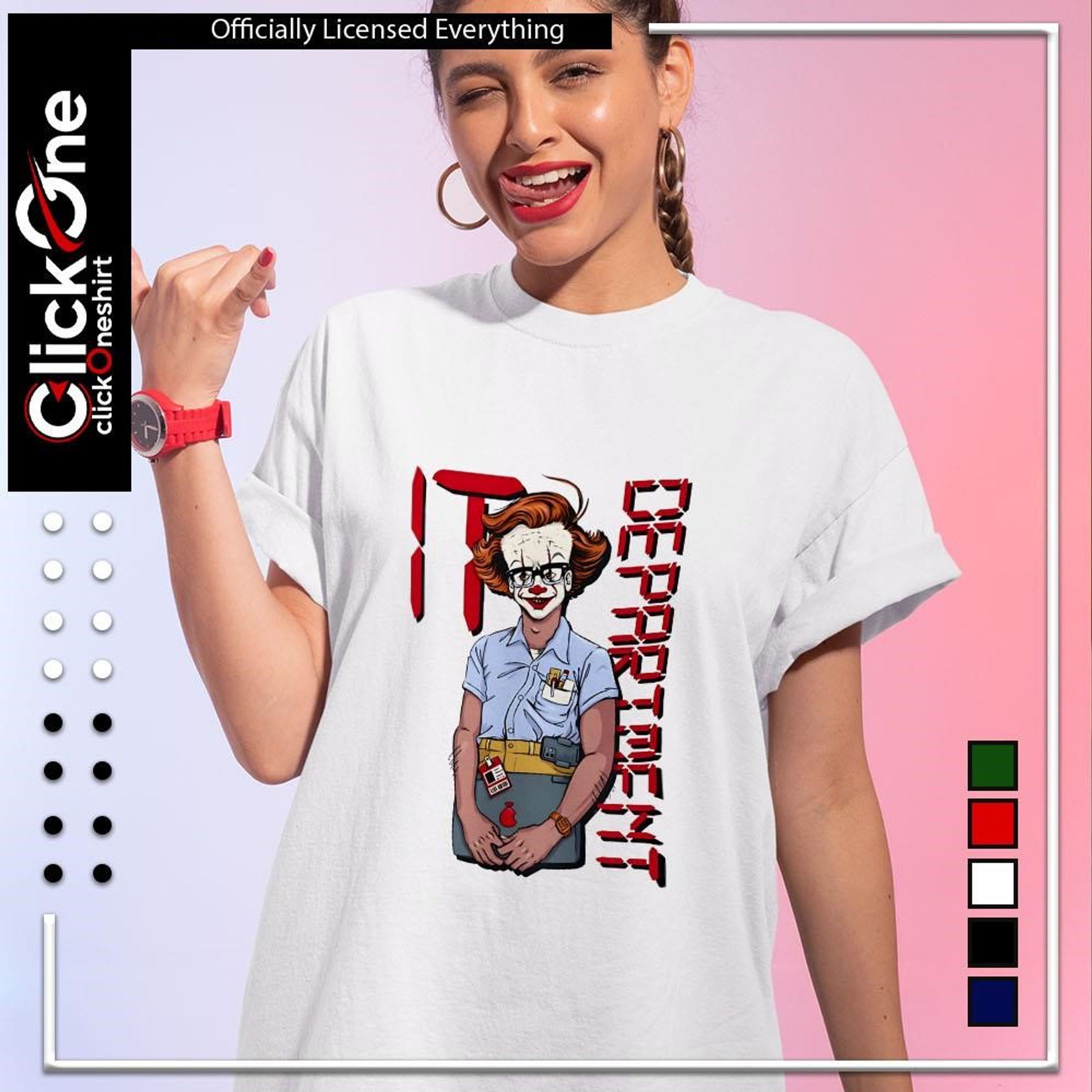 IT Department – Pennywise Office Meme Shirt-1
