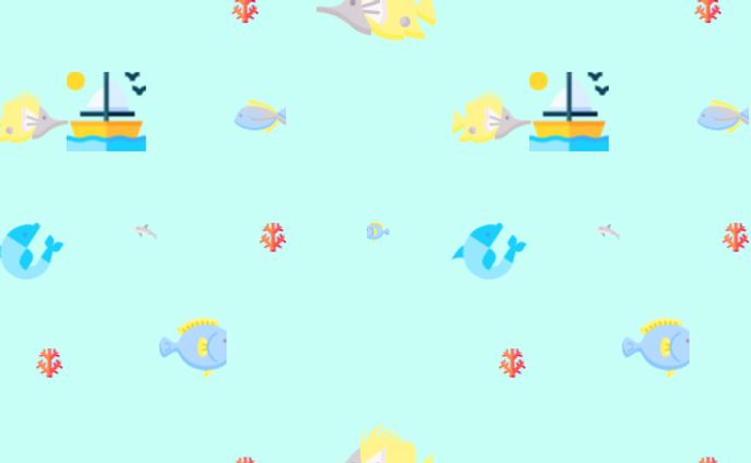 海の中