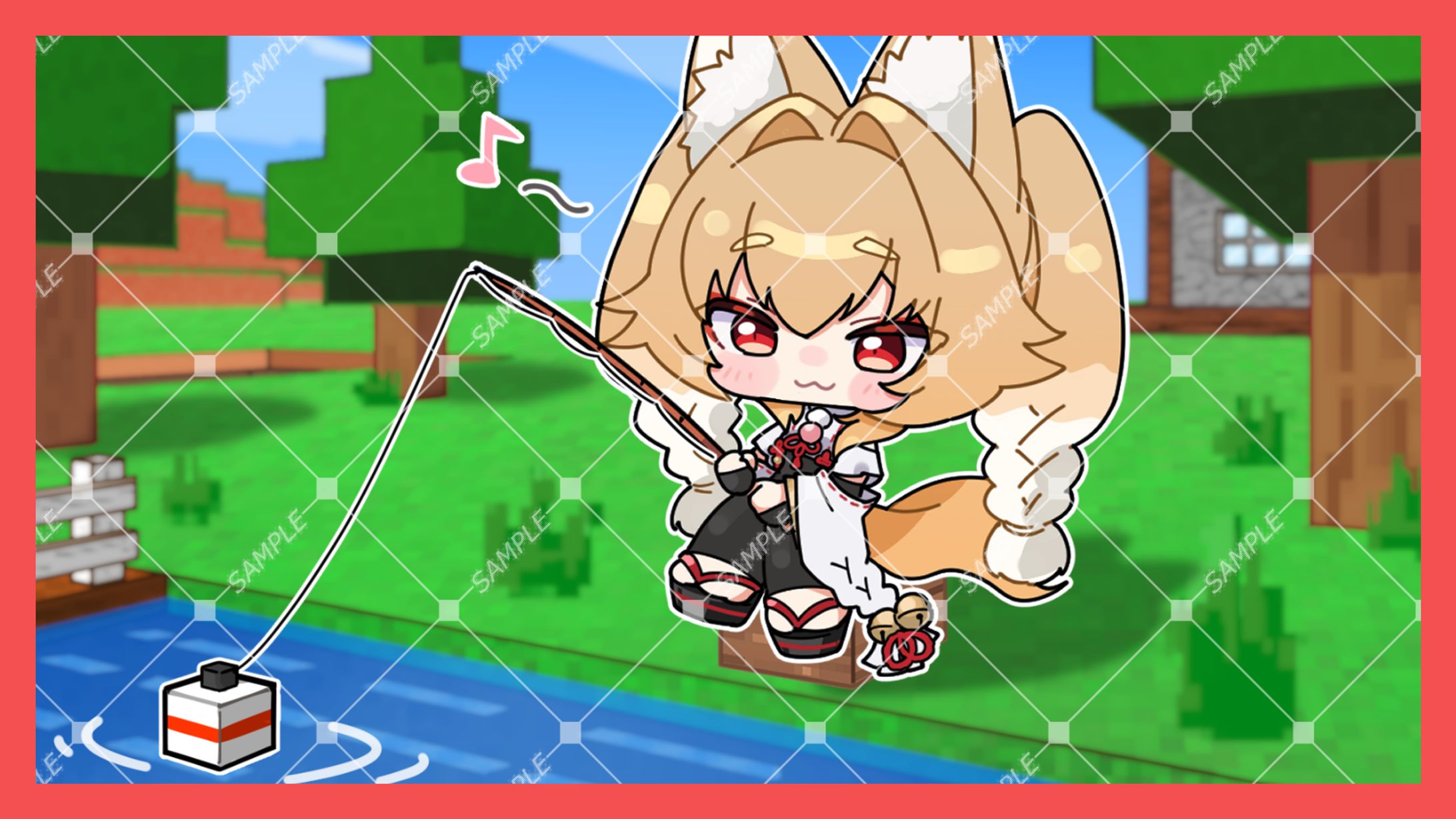 ほこりけい様　配信告知イラスト-1