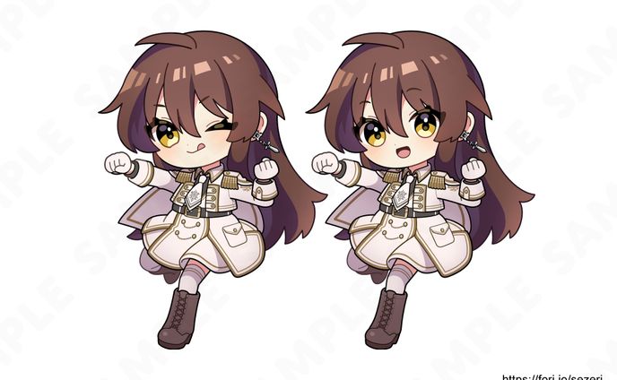 SDキャライラスト（2023年8月）