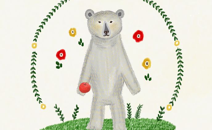 【イラスト】森のくま