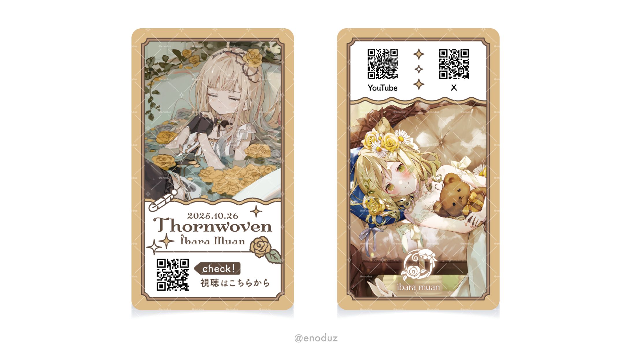 茨むあん様「Thornwoven」/ M3 視聴カード-1