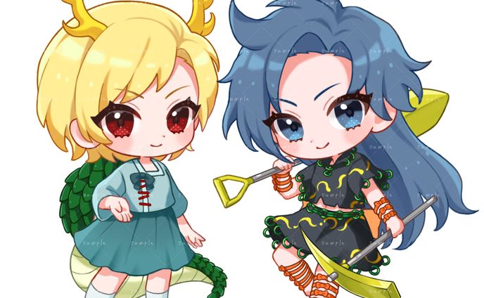 ゆっくり調剤あおば様　動画用立ち絵２点(差分11種)