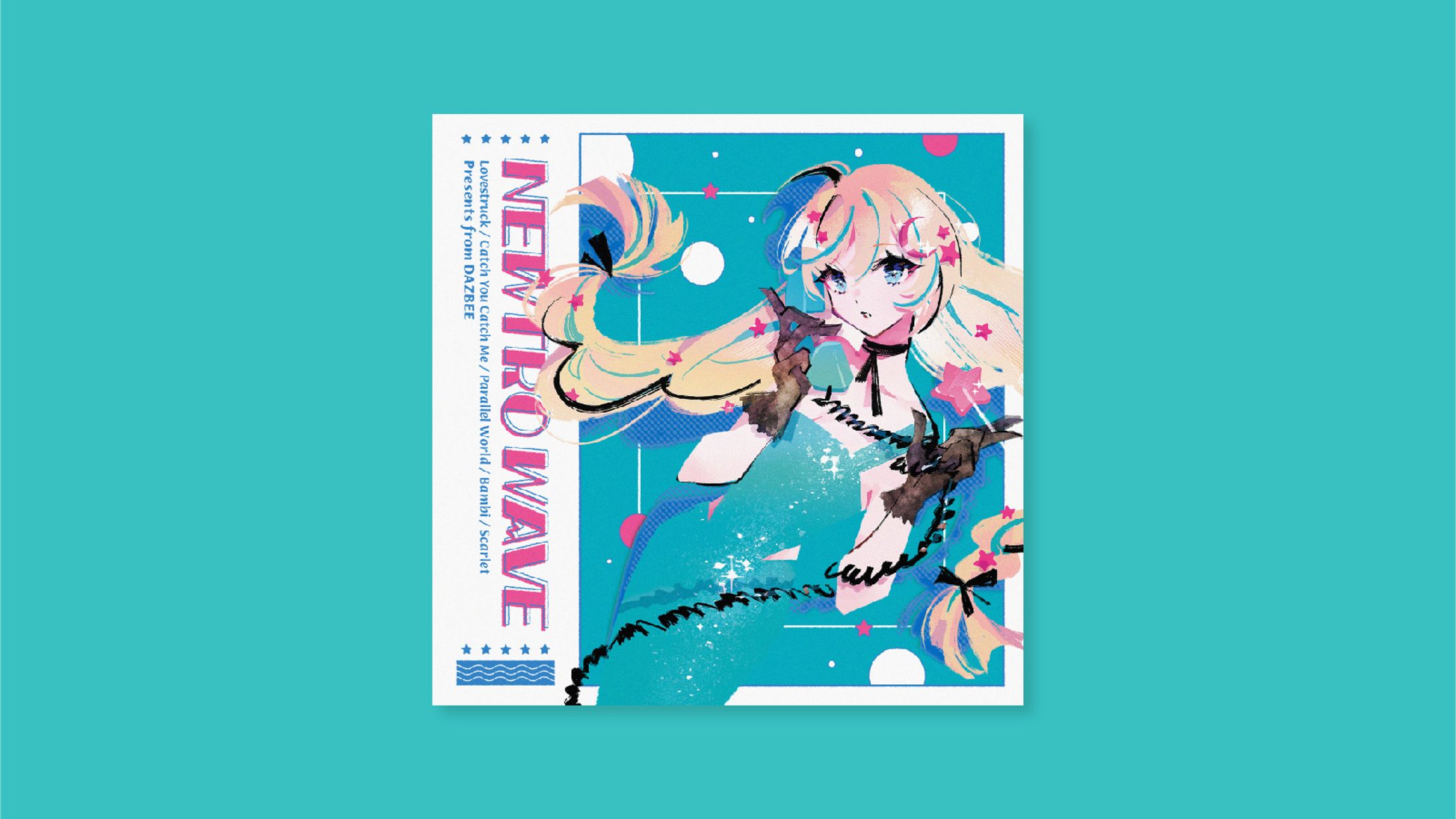 ダズビー様　NEWTRO WAVE ジャケット/ロゴデザイン-1