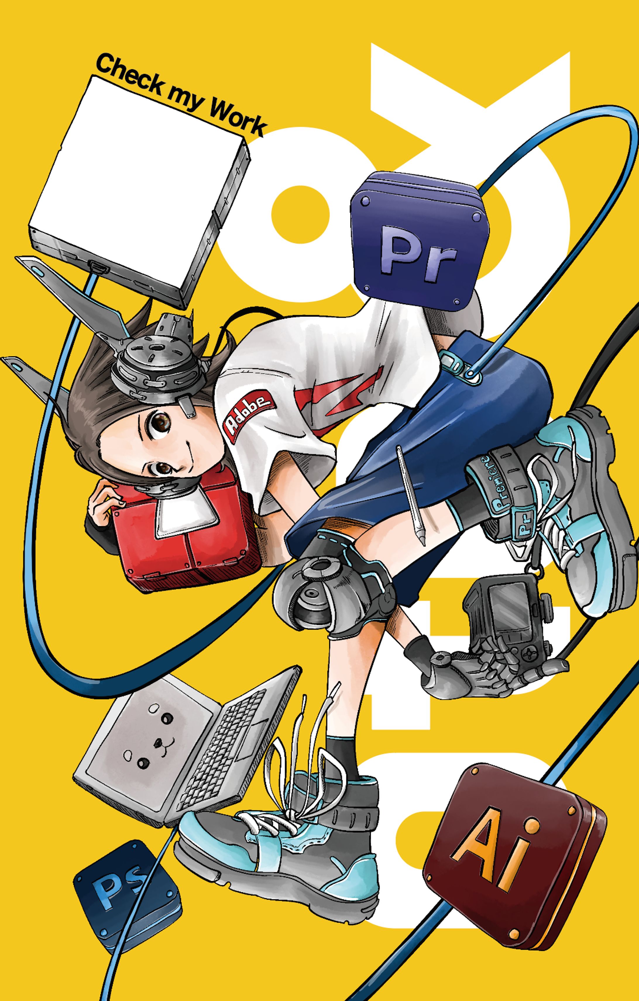 名刺裏面のイラスト-1