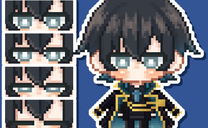 GIFドット絵-東雲 楓