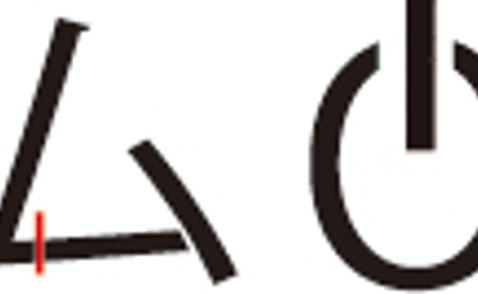 文字に切り込みを入れる